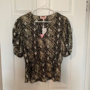 Snake Skin Blouse